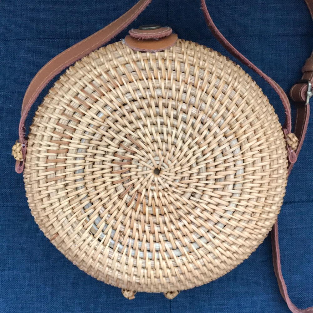 Round Straw Bag